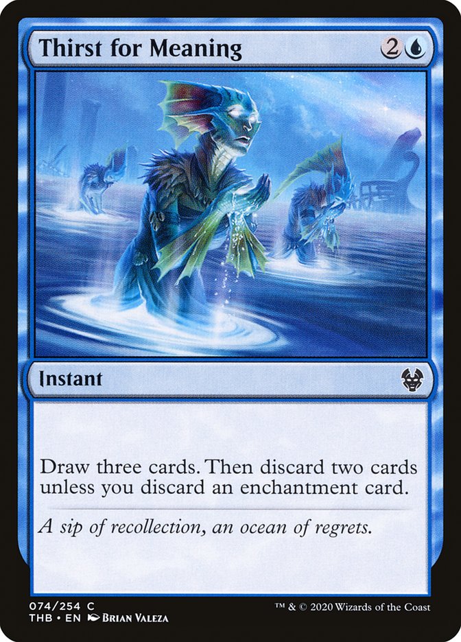 Thirst for Meaning front