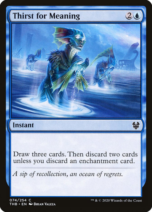 Thirst for Meaning front