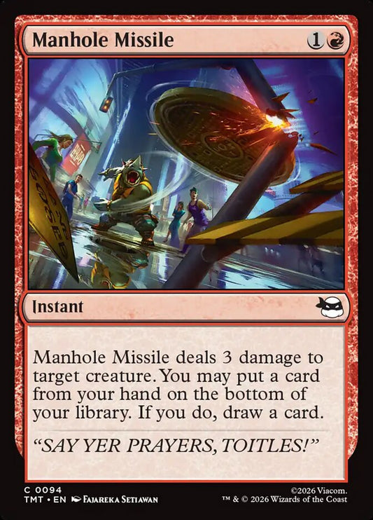 Manhole Missile front