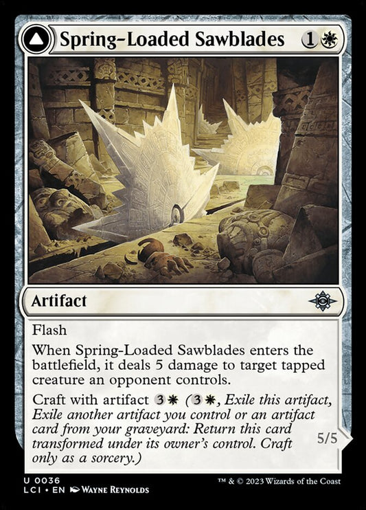 Spring-Loaded Sawblades // Bladewheel Chariot front