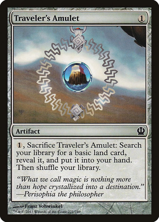 Traveler's Amulet front
