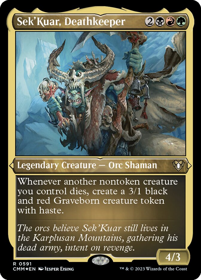 Sek'Kuar, Deathkeeper front