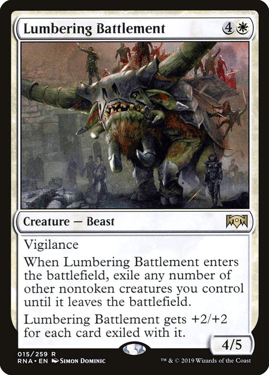 Lumbering Battlement front