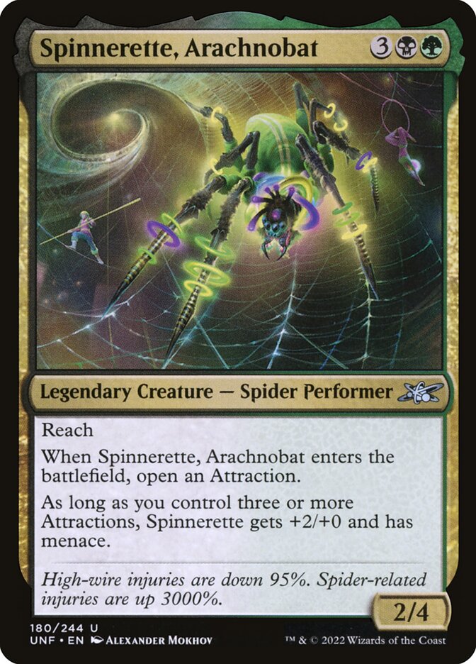 Spinnerette, Arachnobat front