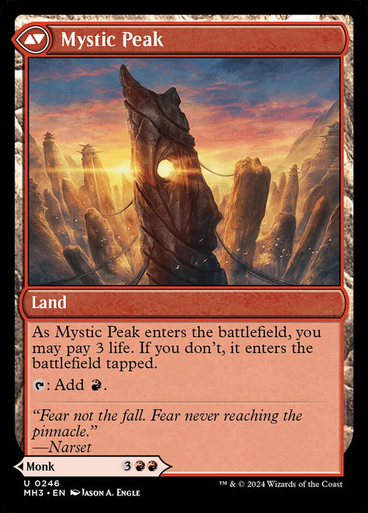 Pinnacle Monk // Mystic Peak back