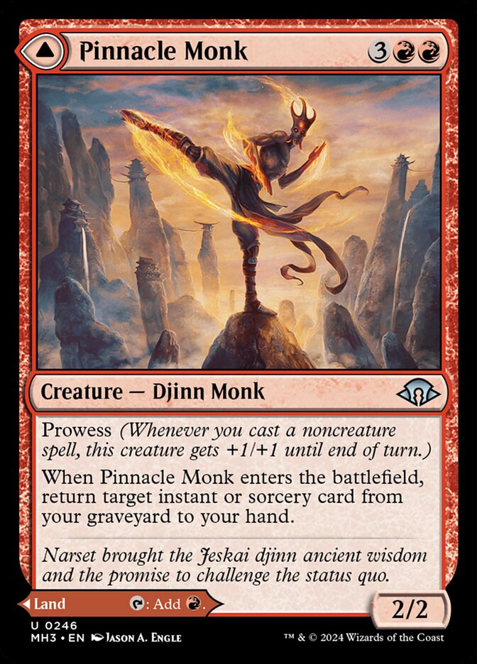 Pinnacle Monk // Mystic Peak front