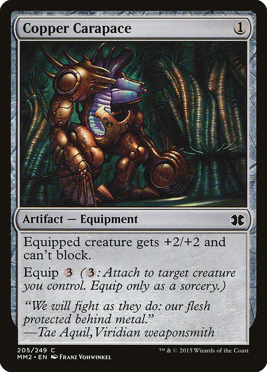Copper Carapace front