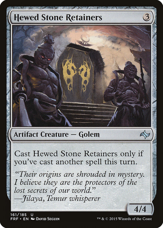 Hewed Stone Retainers front