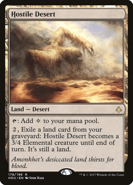 Hostile Desert front