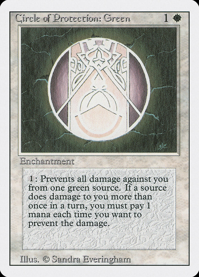 Circle of Protection: Green front