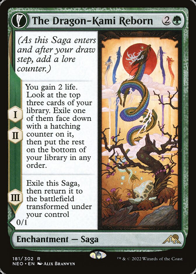 The Dragon-Kami Reborn // Dragon-Kami's Egg front