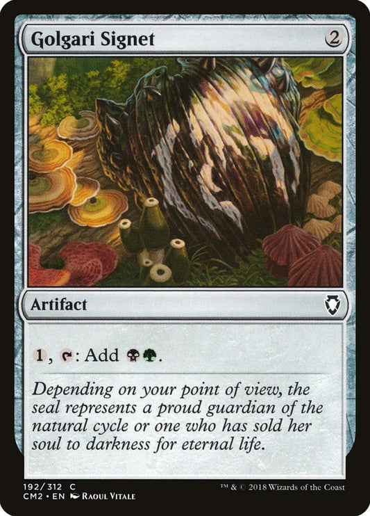 Golgari Signet front