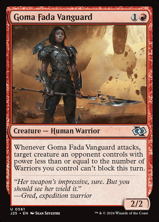 Goma Fada Vanguard front