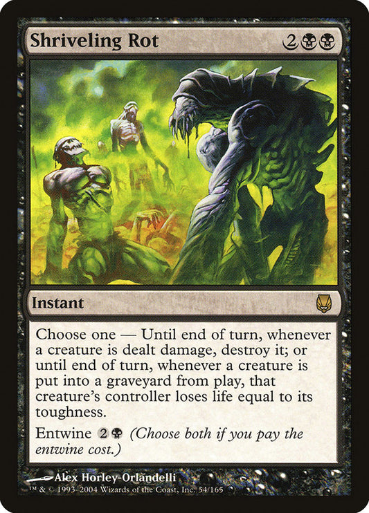 Shriveling Rot front