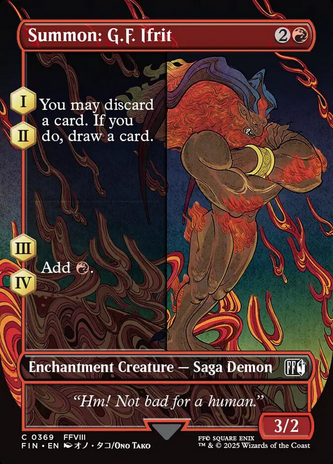 Summon: G.F. Ifrit front