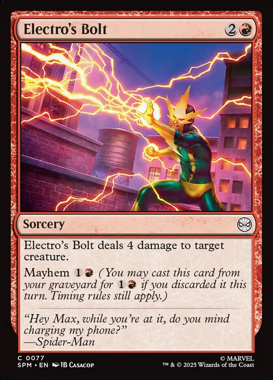 Electro's Bolt front