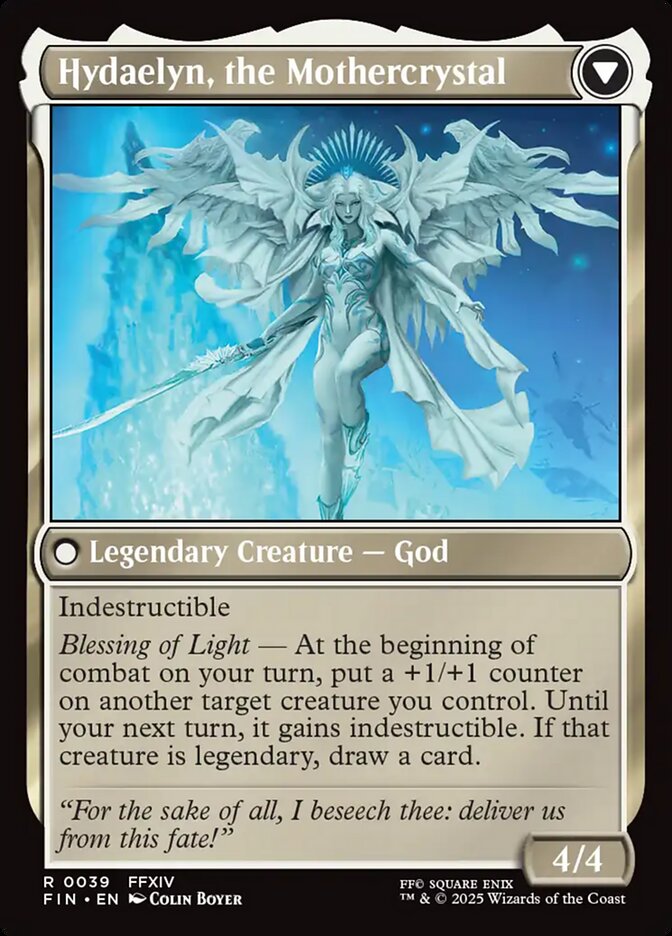 Venat, Heart of Hydaelyn // Hydaelyn, the Mothercrystal back