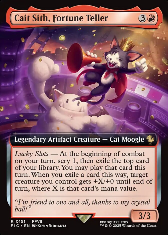 Cait Sith, Fortune Teller front
