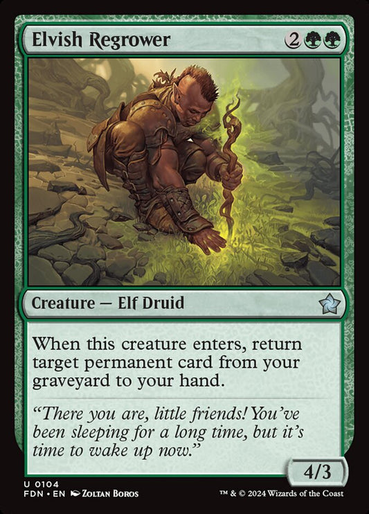 Elvish Regrower front