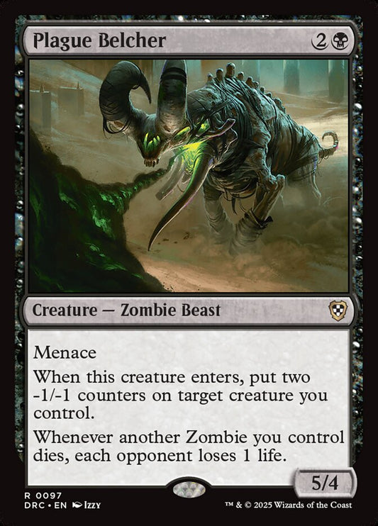 Plague Belcher front