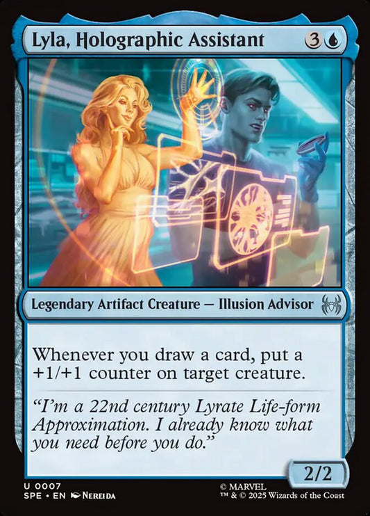 Lyla, Holographic Assistant front