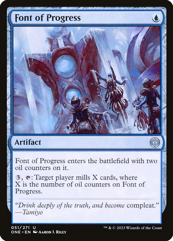 Font of Progress front