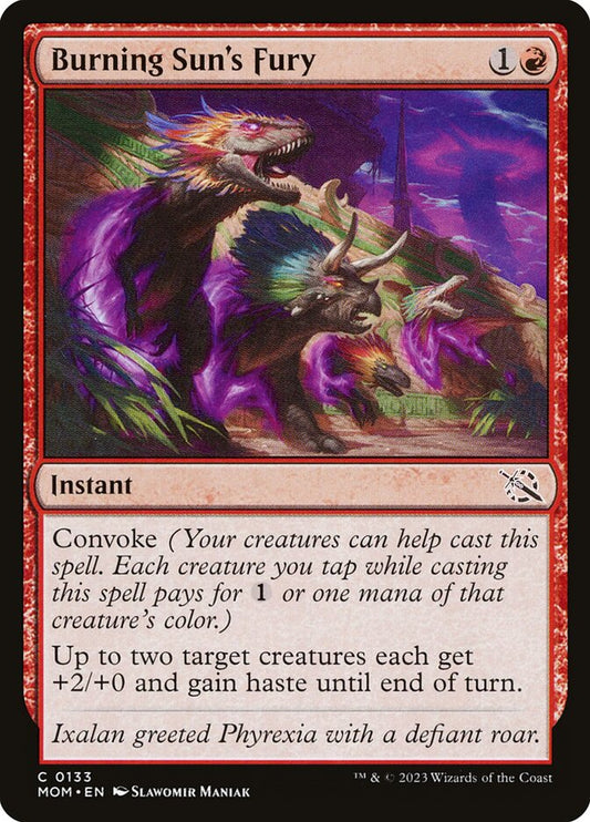 Burning Sun's Fury front