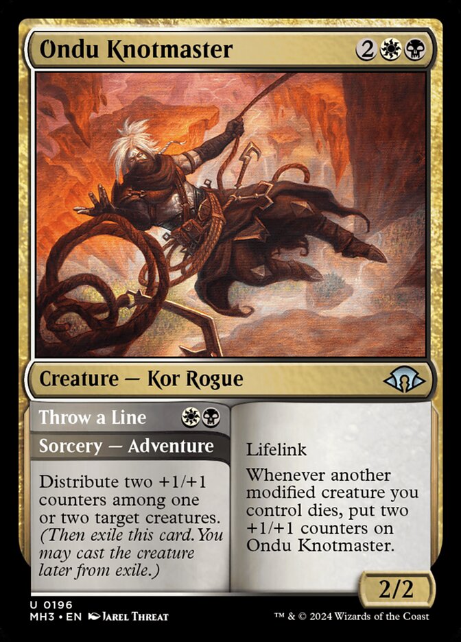 Ondu Knotmaster // Throw a Line back