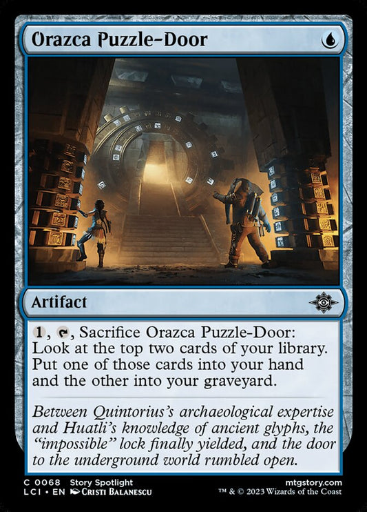 Orazca Puzzle-Door front