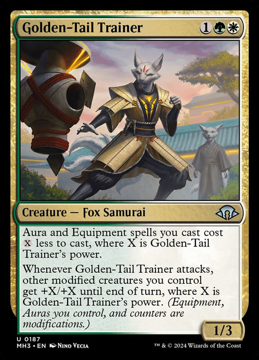 Golden-Tail Trainer front