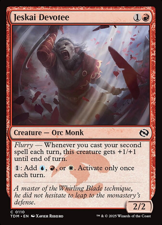 Jeskai Devotee front