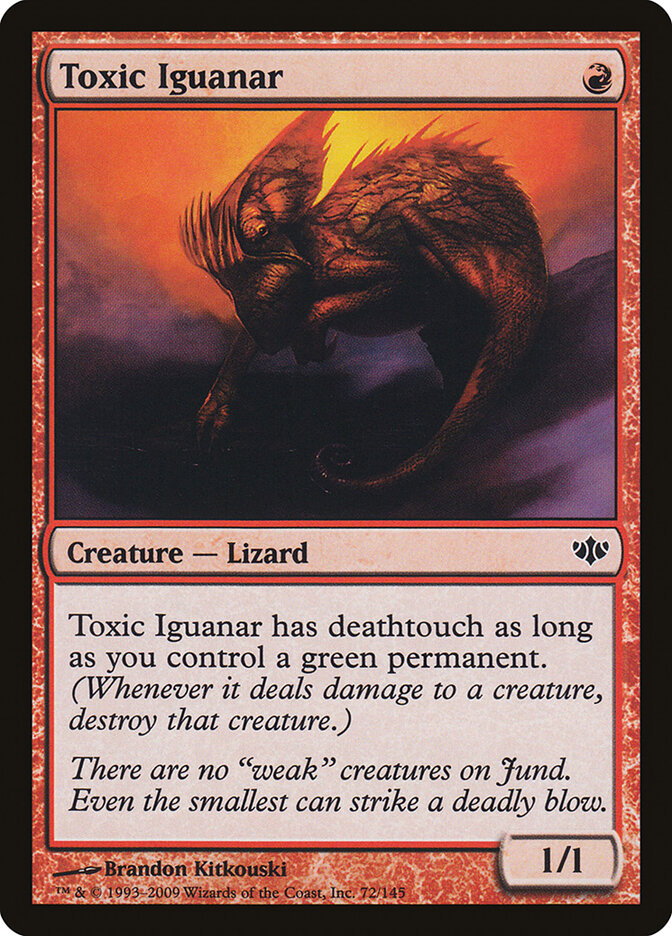 Toxic Iguanar front