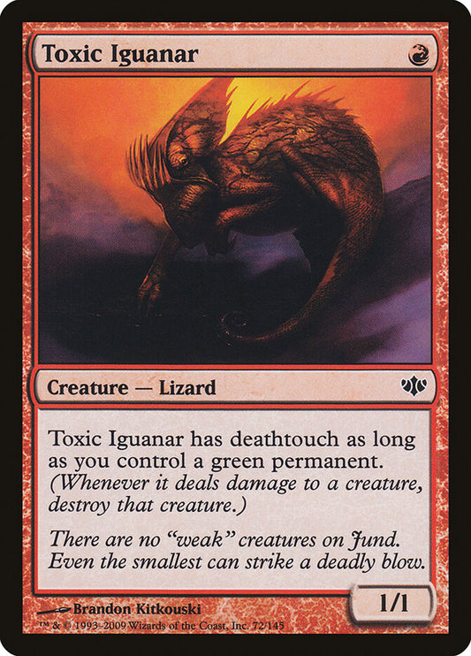 Toxic Iguanar front