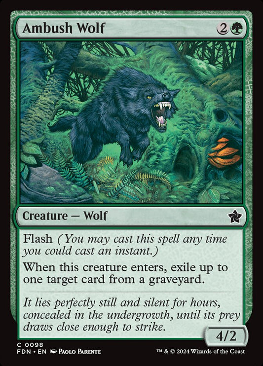 Ambush Wolf front