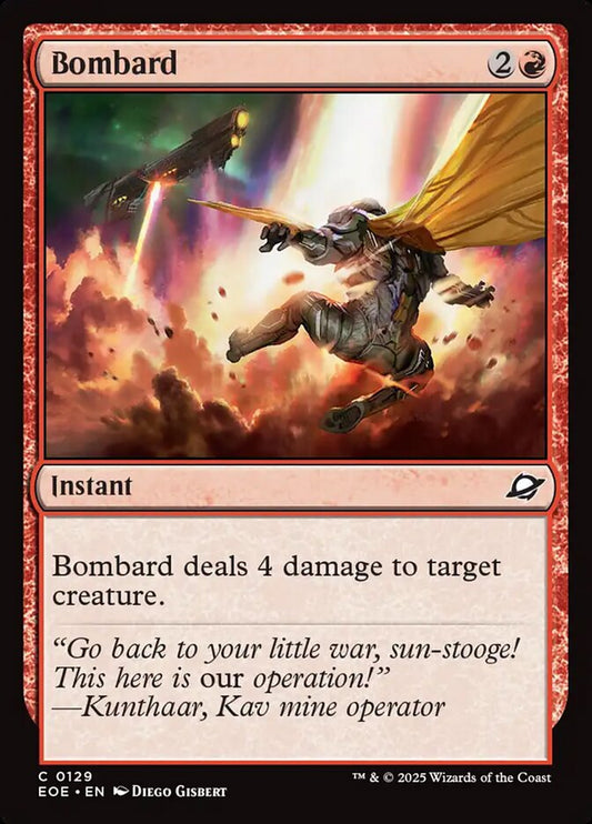 Bombard front