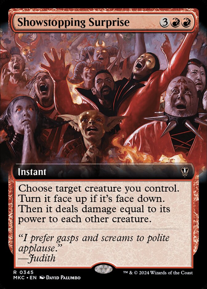 Showstopping Surprise front