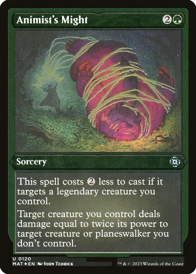 Animist's Might front