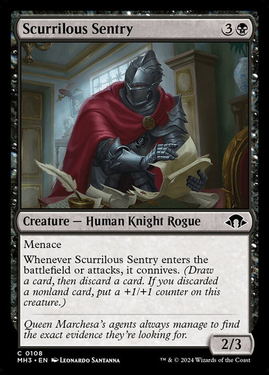 Scurrilous Sentry front