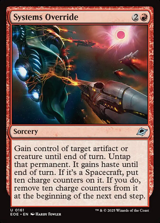 Systems Override front