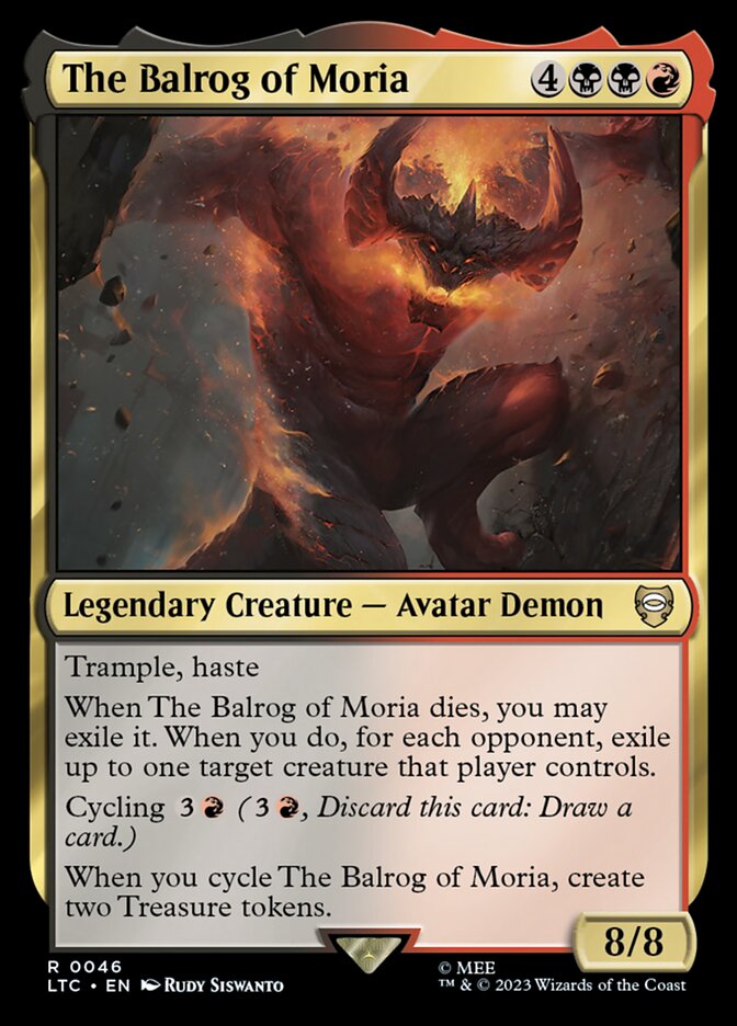 The Balrog of Moria front