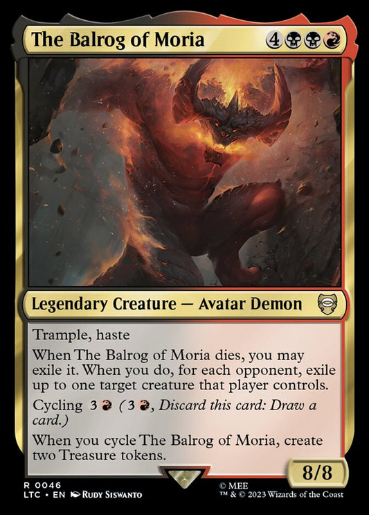 The Balrog of Moria front