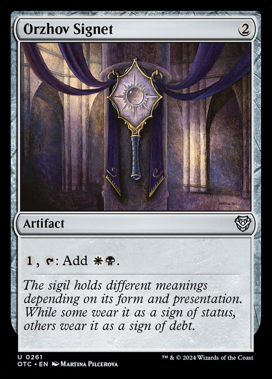 Orzhov Signet front