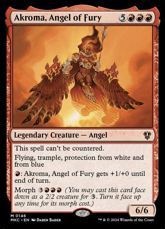 Akroma, Angel of Fury front