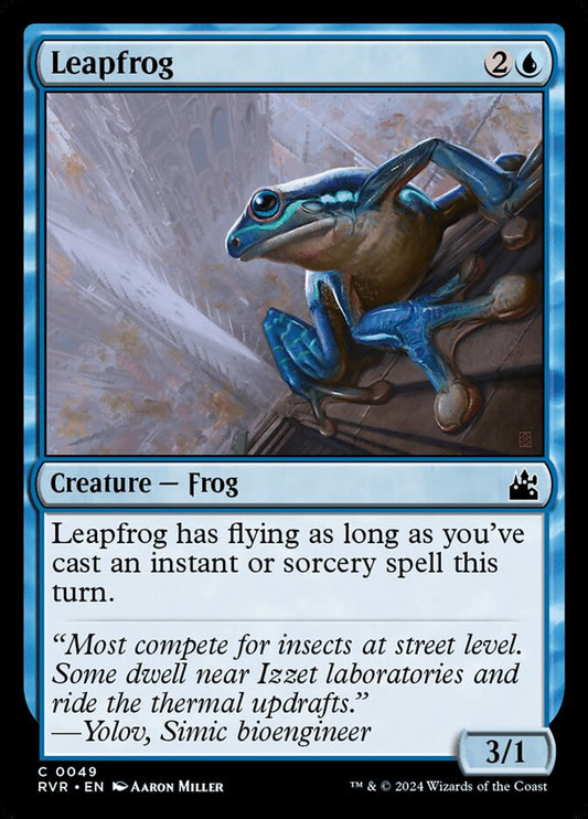 Leapfrog front