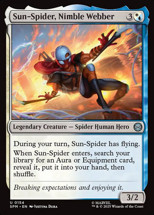 Sun-Spider, Nimble Webber front