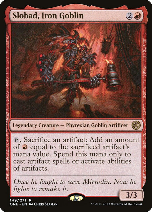 Slobad, Iron Goblin front