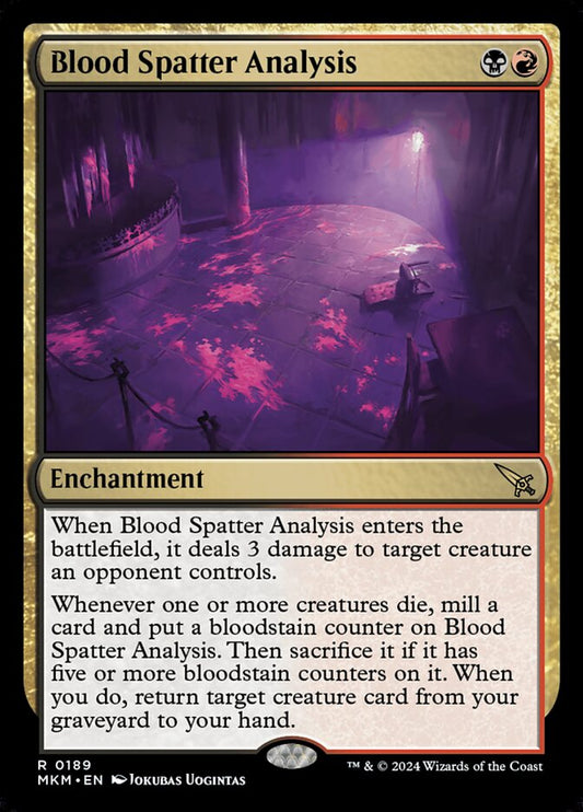 Blood Spatter Analysis front