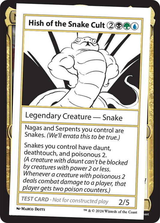 Hish of the Snake Cult front
