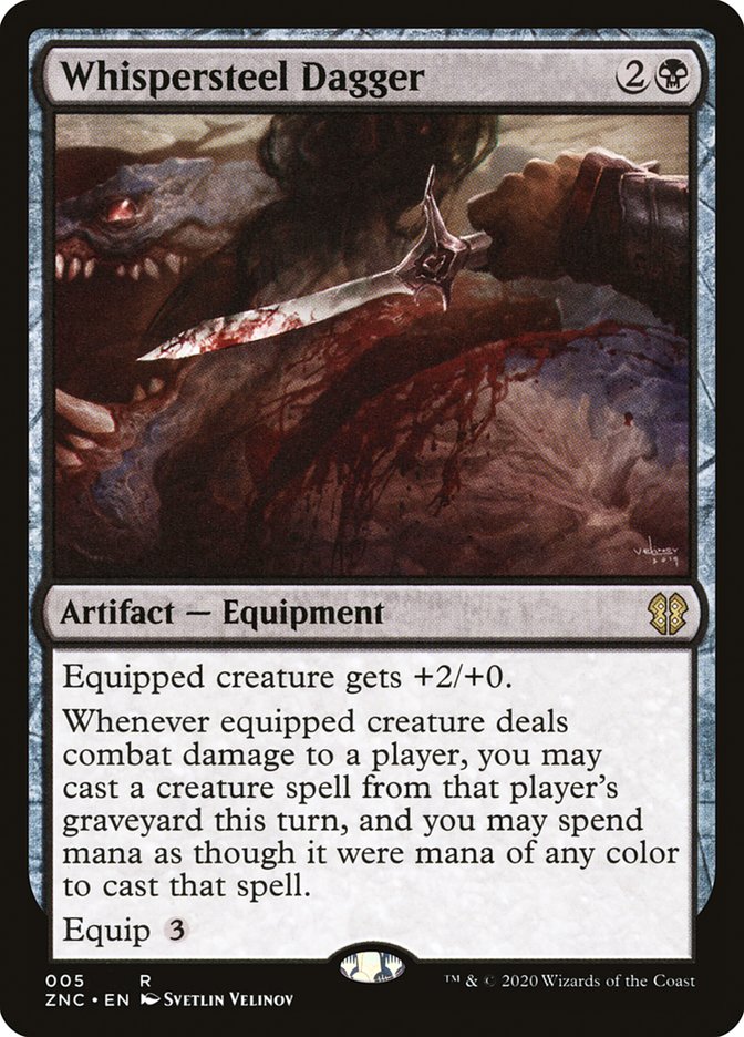 Whispersteel Dagger front