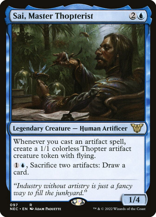 Sai, Master Thopterist front